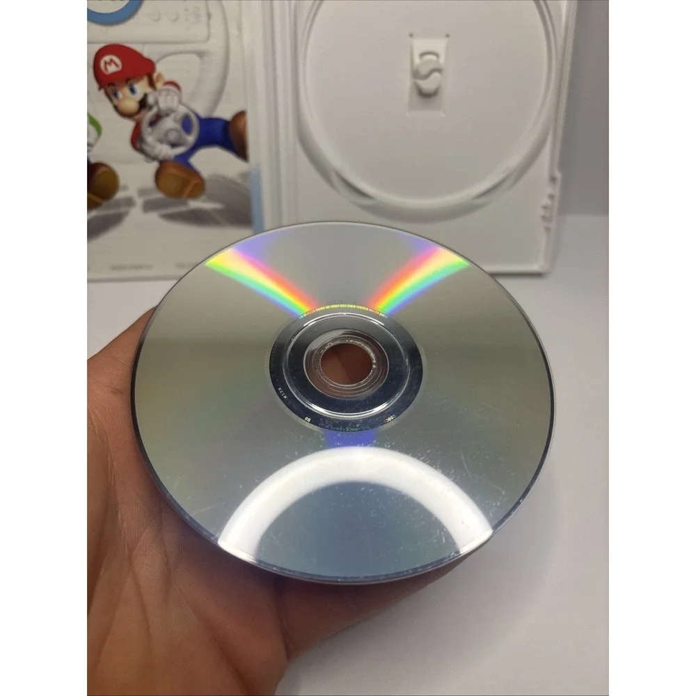 Nintendo Wii Mario Kart Game Racing 2008 Multiplayer Disc CIB W Manual